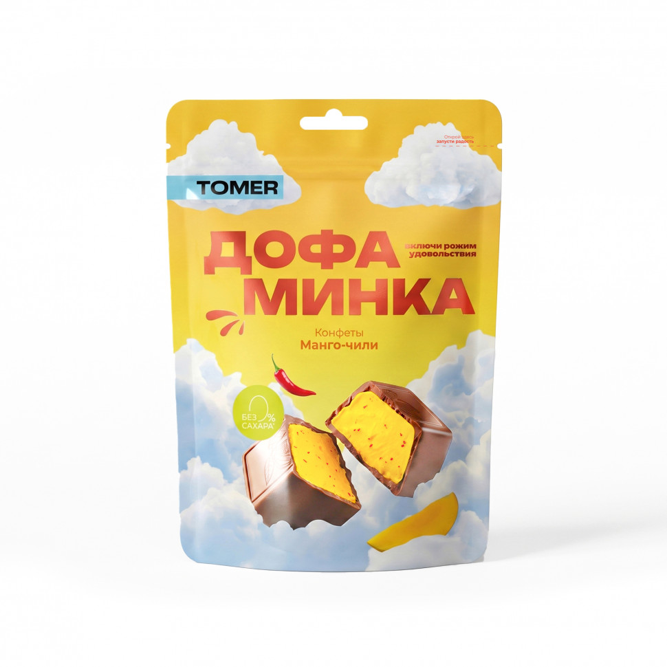  Фабрика Томер   Дофаминка Конфеты Манго-Чили, 125г  в Амурске