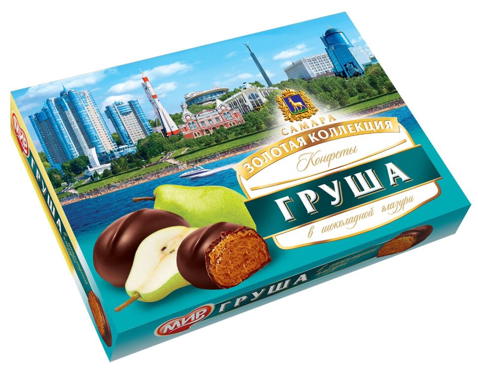  КФ МИР Груша в шоколадной глазури 160г  в Амурске