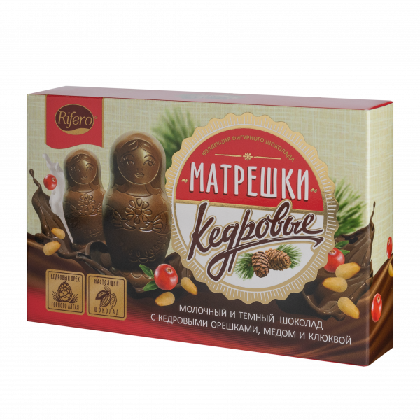 №1 Риф и ко Конфеты "Матрёшки кедровые" 100г           в Амурске