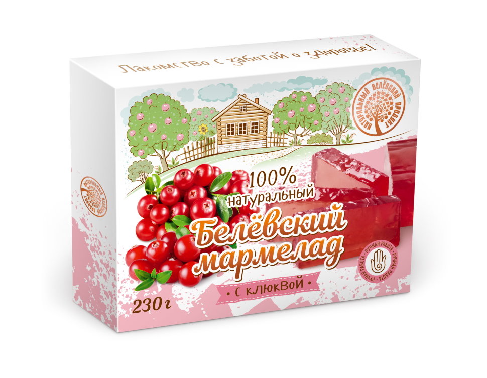  Мармелад белевский "Клюква" 230г в Амурске