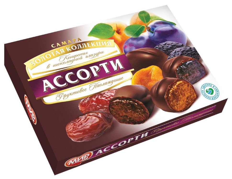  КФ МИР Фруктовое наслаждение (набор шоколадных конфет) 170г в Амурске
