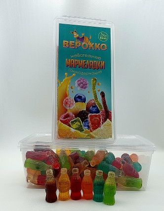  Жевательный мармелад Бутылочки, 250г      в Амурске